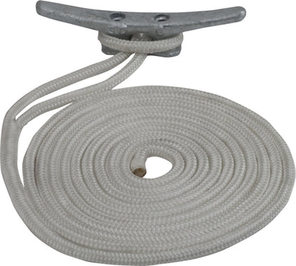 dble-braided-nyl-dock-line-1/2"x20--wh
