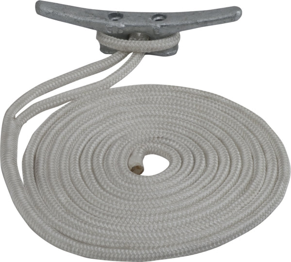dble-braided-nyl-dock-line-3/8"x15--wh