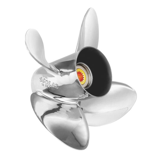 Solas HR titan 4 Propeller Fits Mercury, Fits Honda - Stainless steel