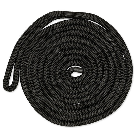 dockline-dbl-braided-3/8"x15--bk