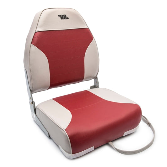 seat,-high-back,-gray/red