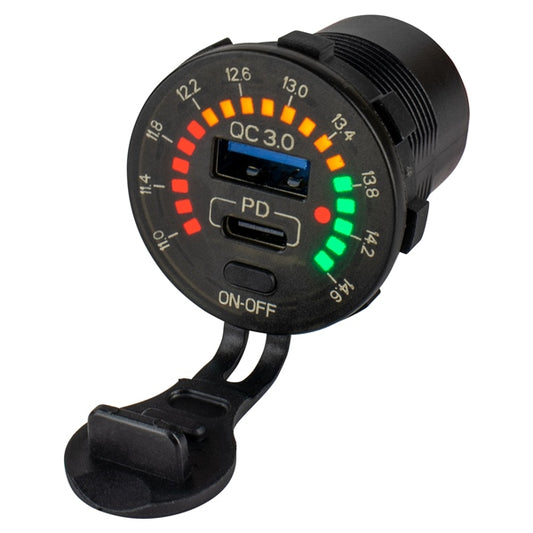 voltmeter-w/dual-usb-port-seadog
