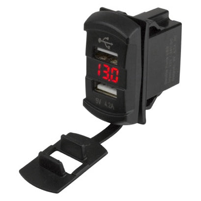 socket-usb/voltmeter-switch