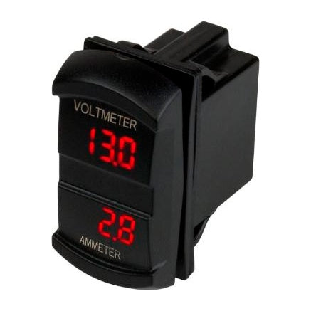 rocker-switch-volt/amp-meter
