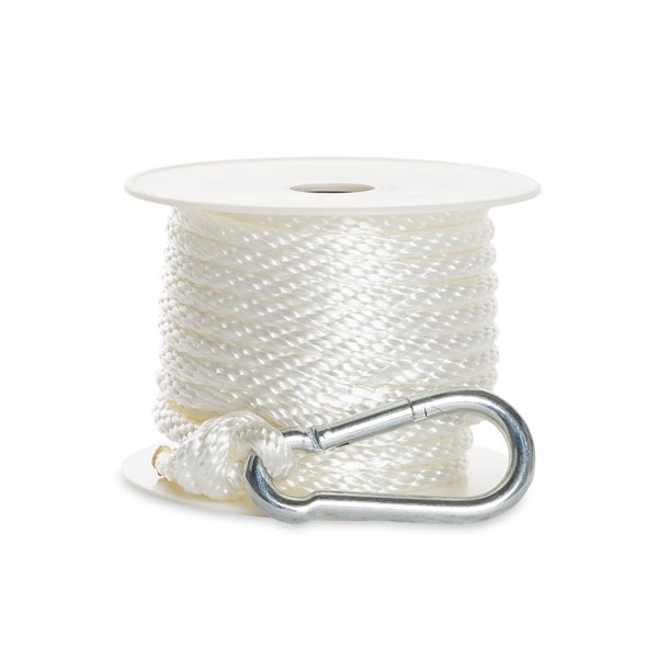 Kimpex Solid Braid Anchor Line 50' - 3/8" - Nylon - Braided
