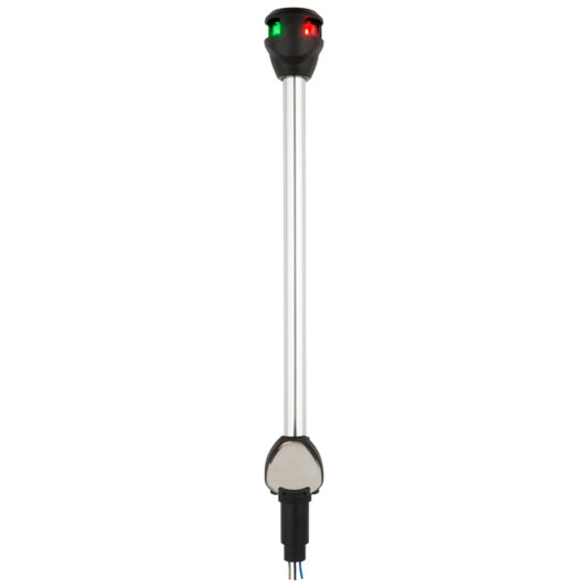 Attwood 10" LightArmor Pole Light Bow lights, Straight Bow Light - Black, Silver