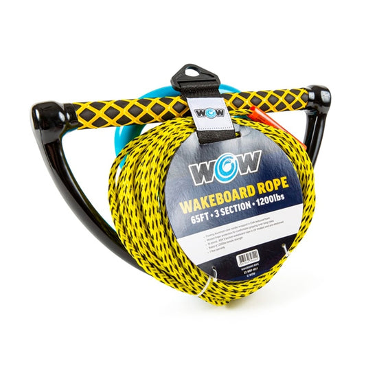 WOW 65' 3-section Wakeboard Rope Tow rope