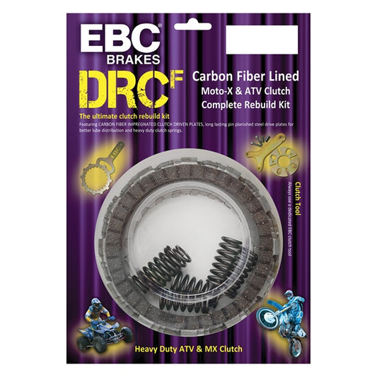 EBC  Clutch Kit - DRCF Series Fits Kawasaki, Fits Suzuki, Fits Arctic cat - Made with Kevlar