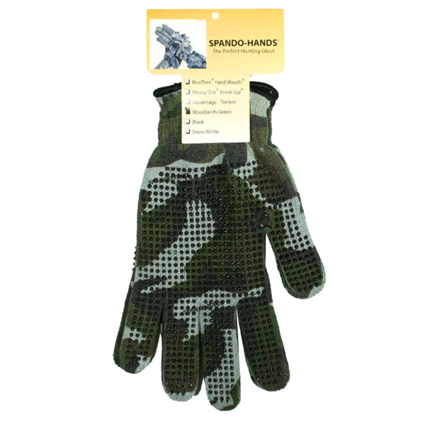 GREAT DAY Spando-Flage Gripper Gloves Woodlands