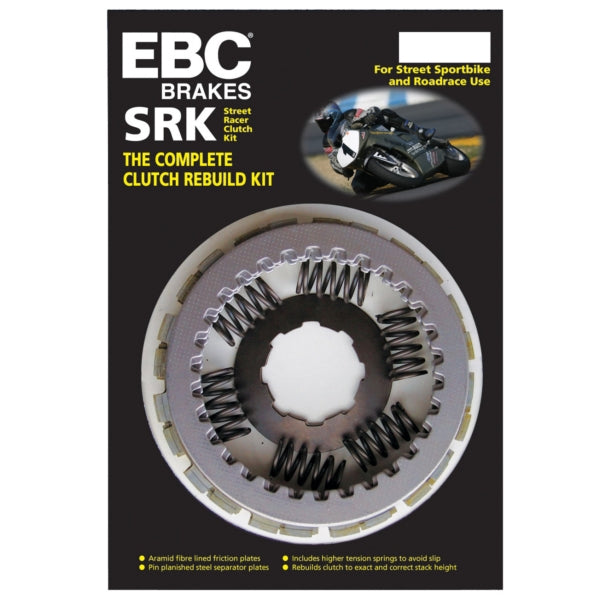 Kit d'embrayage EBC - Série SRK pour Honda - Fabriqué avec Kevlar