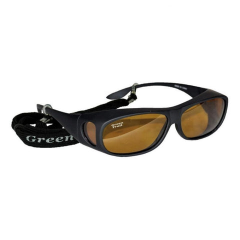 GREEN TRAIL Sunglasse for Prescription Eyewear Black