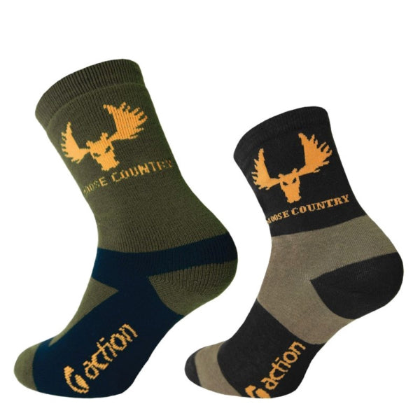 Chaussettes Action, Moose Country Hommes