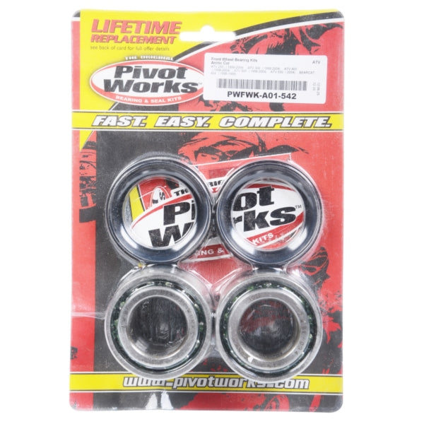 Pivot Works Kit de roulement de roue pour Arctic Cat