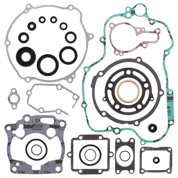 VertexWinderosa Complete Gasket Set with Oil Seals - 811 Fits Kawasaki - 059620