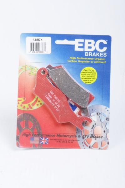 EBC "X" Carbon Graphite Brake Pad Carbon graphite - Front/Rear-077762-EBC-Elevate