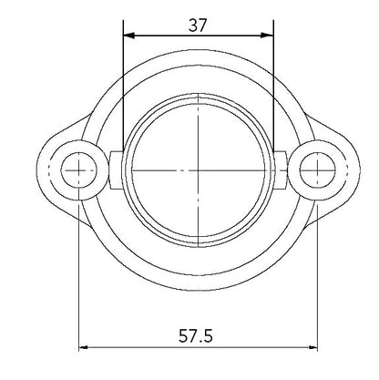 Kimpex Carburetor Adapter Mounting Flange Fits Arctic cat-301696-Kimpex-Elevate