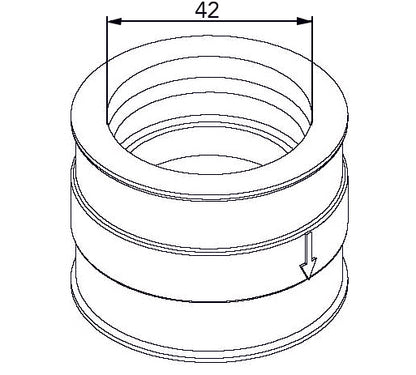 Kimpex Carburetor Adapter Mounting Flange Fits Ski-doo-Kimpex-Elevate