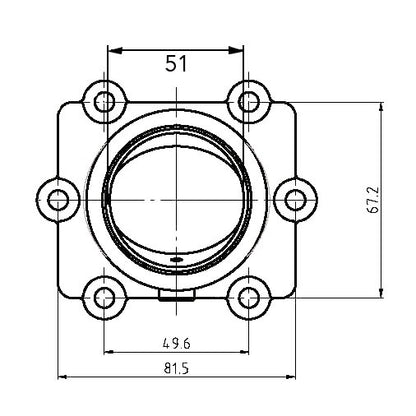 Kimpex Carburetor Adapter Mounting Flange Fits Arctic cat-Kimpex-Elevate