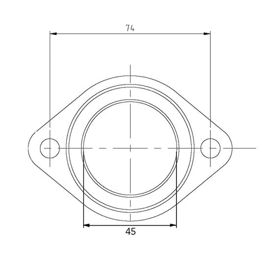 Kimpex Carburetor Adapter Mounting Flange Fits Arctic cat