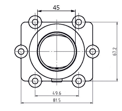Kimpex Carburetor Adapter Mounting Flange Fits Arctic cat-Kimpex-Elevate