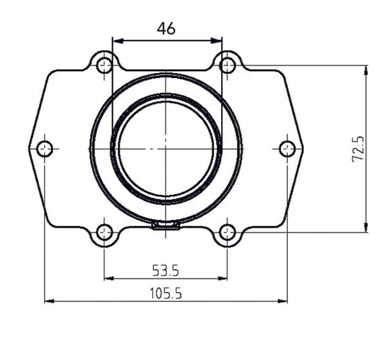 Kimpex Carburetor Adapter Mounting Flange Fits Arctic cat-Kimpex-Elevate