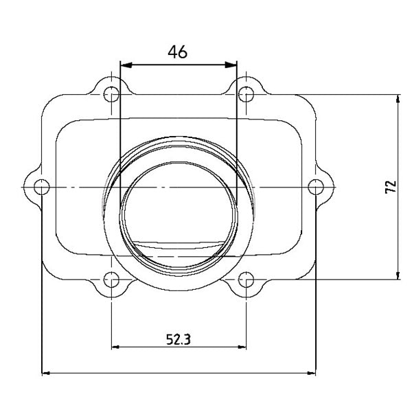Kimpex Carburetor Adapter Mounting Flange Fits Ski-doo-Kimpex-Elevate