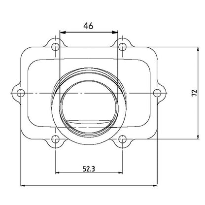 Kimpex Carburetor Adapter Mounting Flange Fits Ski-doo-Kimpex-Elevate