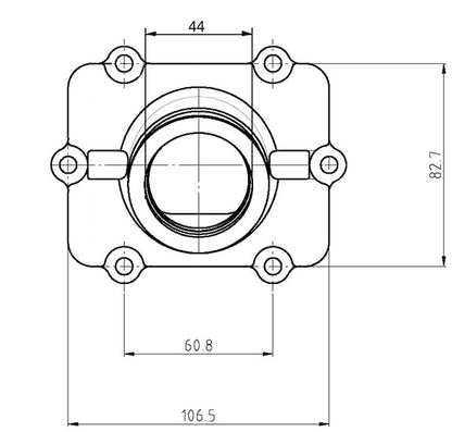 Kimpex Carburetor Adapter Mounting Flange Fits Polaris-Kimpex-Elevate