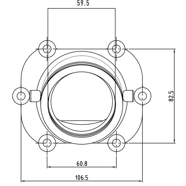 Kimpex Carburetor Adapter Mounting Flange Fits Polaris-Kimpex-Elevate
