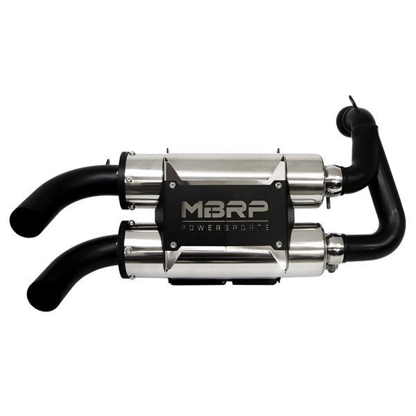 MBRP Powersports PowerTech 4 Slip-on Exhaust Fits Polaris-080383-MBRPpowersports-Elevate