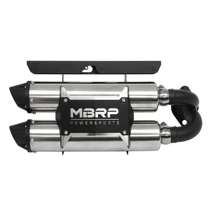 MBRP Powersports PowerTech 4 Slip-on Exhaust Fits Polaris-080394-MBRPpowersports-Elevate
