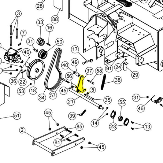 Bercomac Two Stage 48" Idler Arm