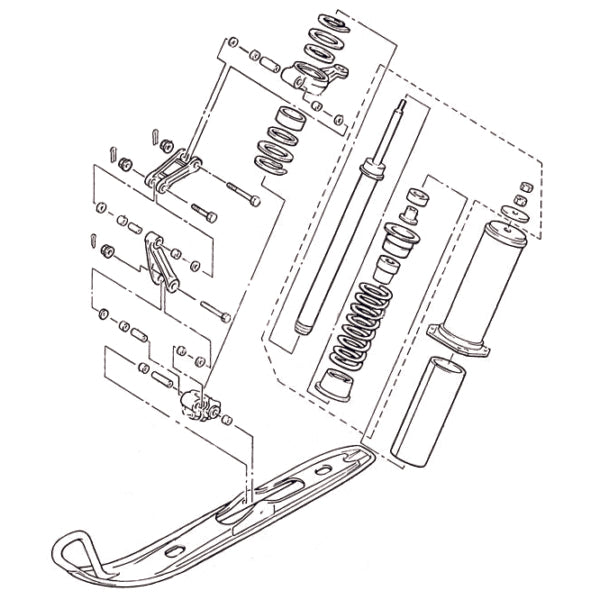 Kimpex Kit de quincaillerie de suspension avant Yamaha