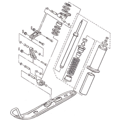 Kimpex Kit de quincaillerie de suspension avant Yamaha