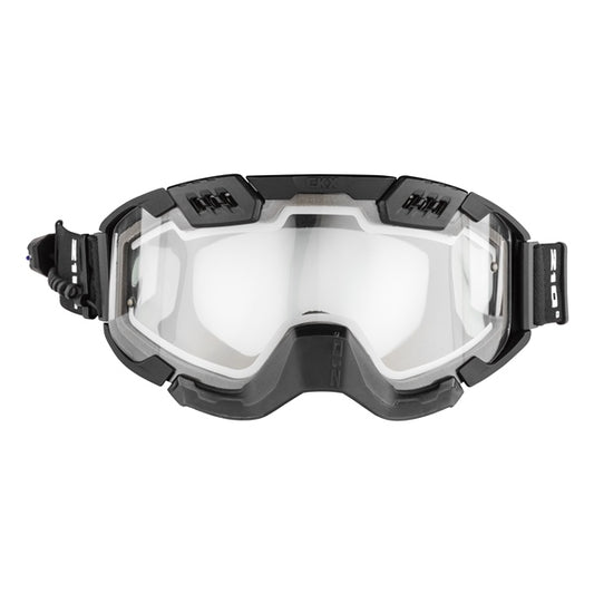 CKX Lunettes Électriques 210° avec Ventilation Contrôlée pour Backcountry Noir Mat