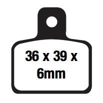 EBC Organic Brake Pad Organic - Front-125168-EBC-Elevate