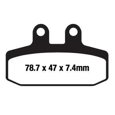 EBC  Double-H Superbike Brake Pad Metal - Rear