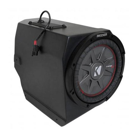 SSV WORKS Kicker Powersport Subwoofer with Box Fits Polaris - Under dash