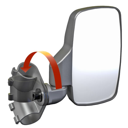 Seizmik Side View Mirrors 2" Clamp-On