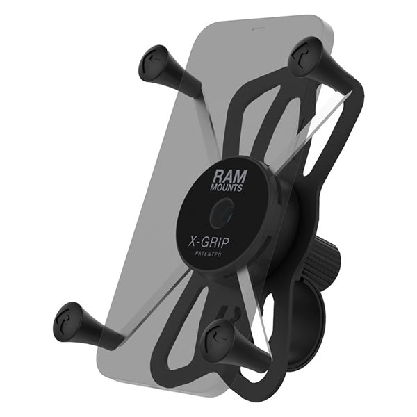 Grand support de téléphone RAM MOUNT X-Grip avec base de guidon à sangle robuste