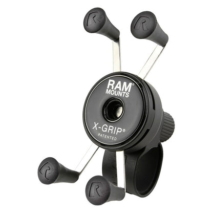 RAM MOUNT X-Grip Large Phone Mount with Tough-strap handlebar base