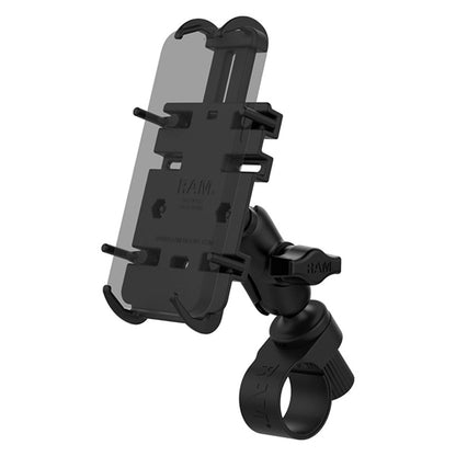 RAM MOUNT Support de téléphone à prise rapide avec base de guidon à sangle robuste