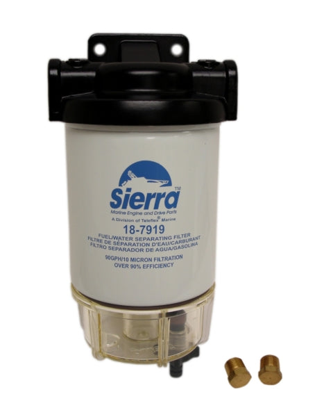 Ensemble de séparateur d'eau de carburant SIERRA avec bol de collecte 18-7932-1