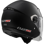 LS2 Track Open-Face Helmet Solid