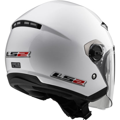 LS2 Track Open-Face Helmet Pearl