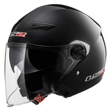 LS2 Track Open-Face Helmet Solid