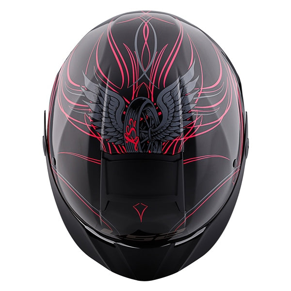 LS2 Rebellion Half Helmet Wheel Wings