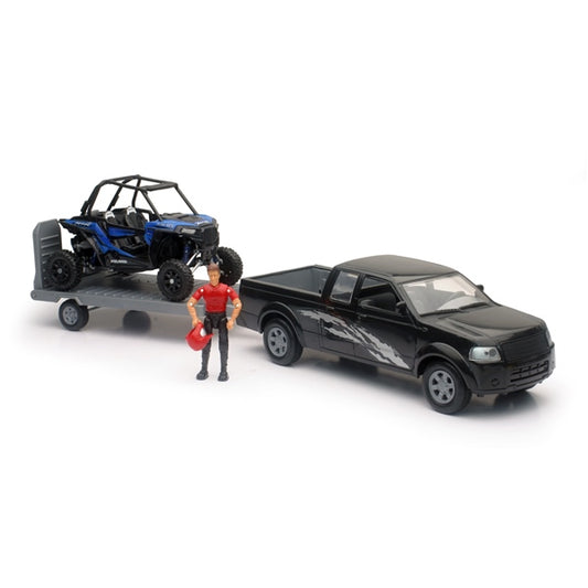 New Ray Toys Scale Model - Truck with Polaris ATV-202887-NewRayToys-Elevate