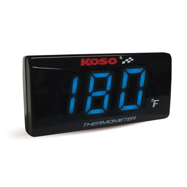 Koso Super Slim Style Thermometer Fahrenheit Universal - BA024B10-205128-Koso-Elevate