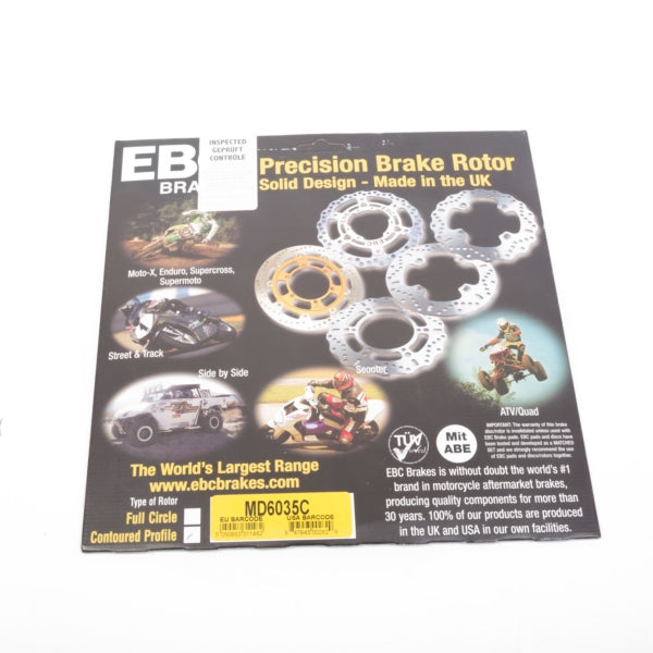 EBC  Standard Brake Rotor Fits Husaberg, Fits Husqvarna, Fits KTM - Rear